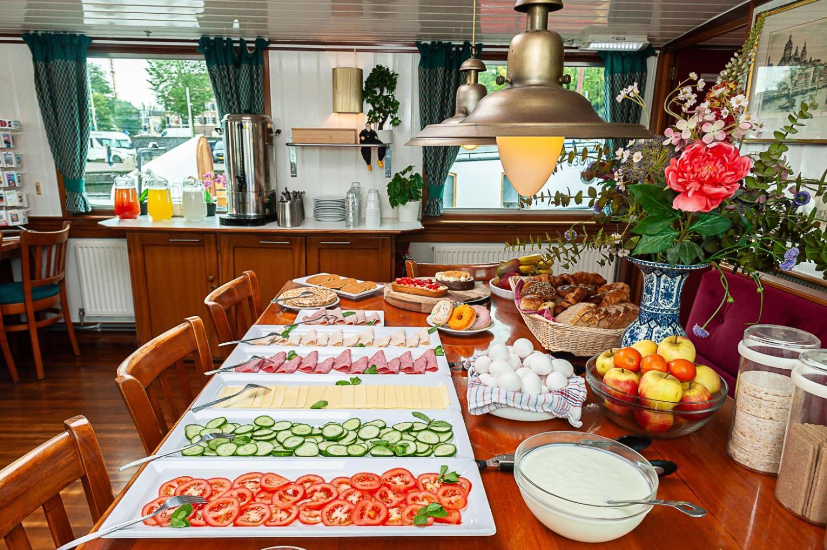 Amsterdam Hotelboat Ngoại thất bức ảnh
