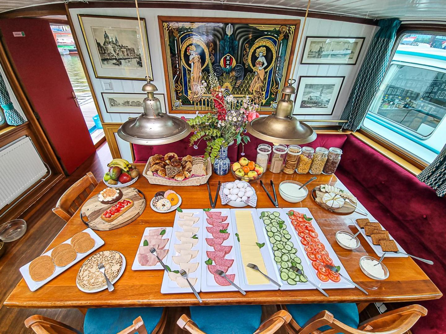Amsterdam Hotelboat Ngoại thất bức ảnh